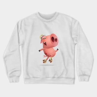 Piggy roller Crewneck Sweatshirt